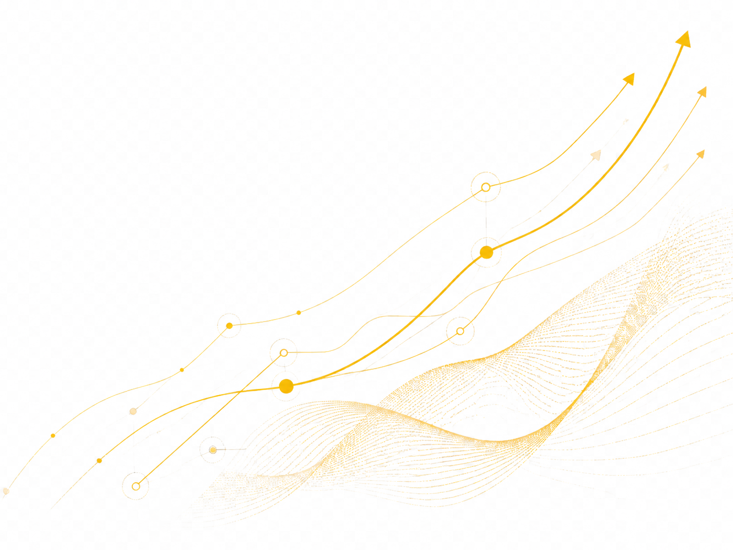採用戦略の上昇ラインを表したイラスト